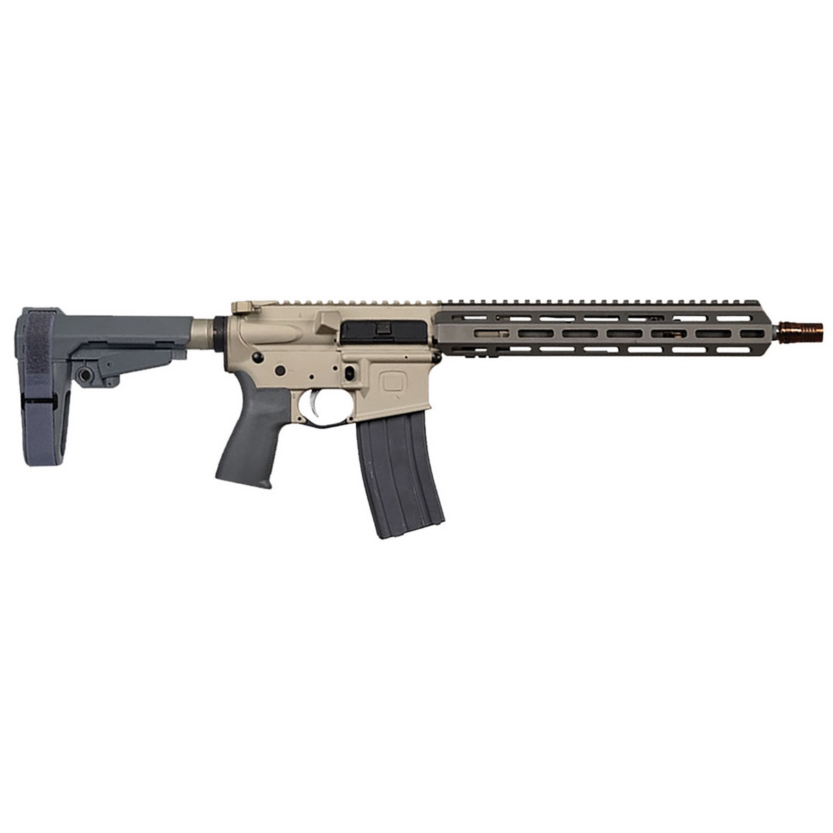 Q LLC Sugar Weasel 5.56x45mm 13" Semi-Auto Tactical Pistol, Flat Dark Earth - Q Llc
