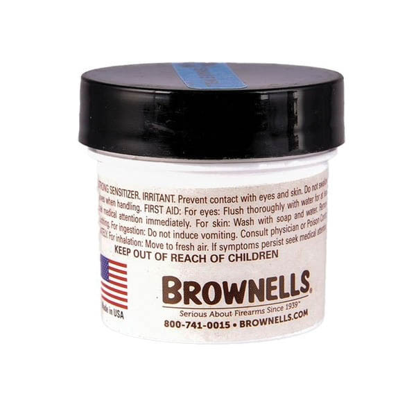 Brownells Acraglas Dye, 1 fl oz Screw-Cap Plastic Jar White