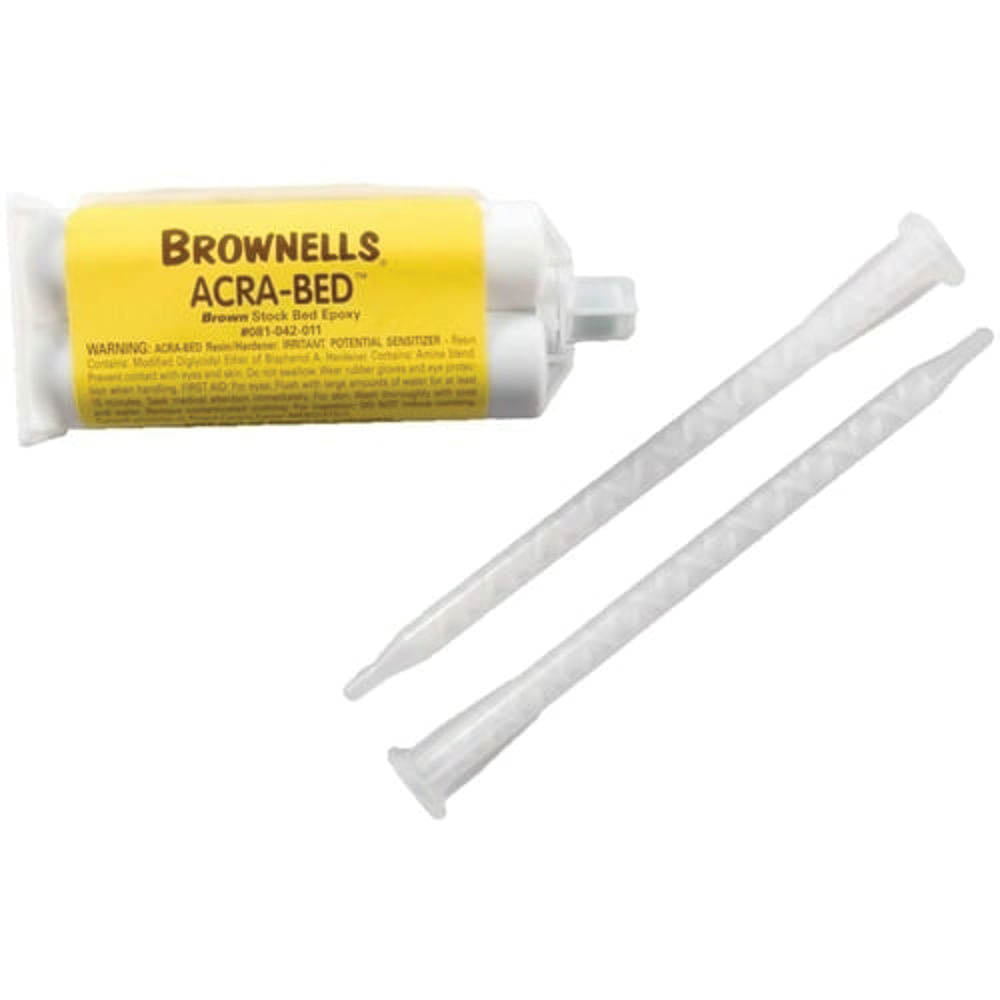 Brownells Acra-Bed Pre-Colored Refill, 50 mL Brown