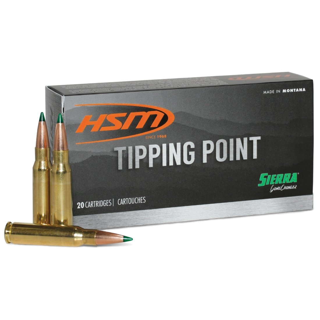 HSM Ammunition Tipping Point 6mm ARC 95 gr SST 20rds Rifle Ammo for Superior Shock and Accurate Shooting - 6ARC2N - Hsm Ammunition