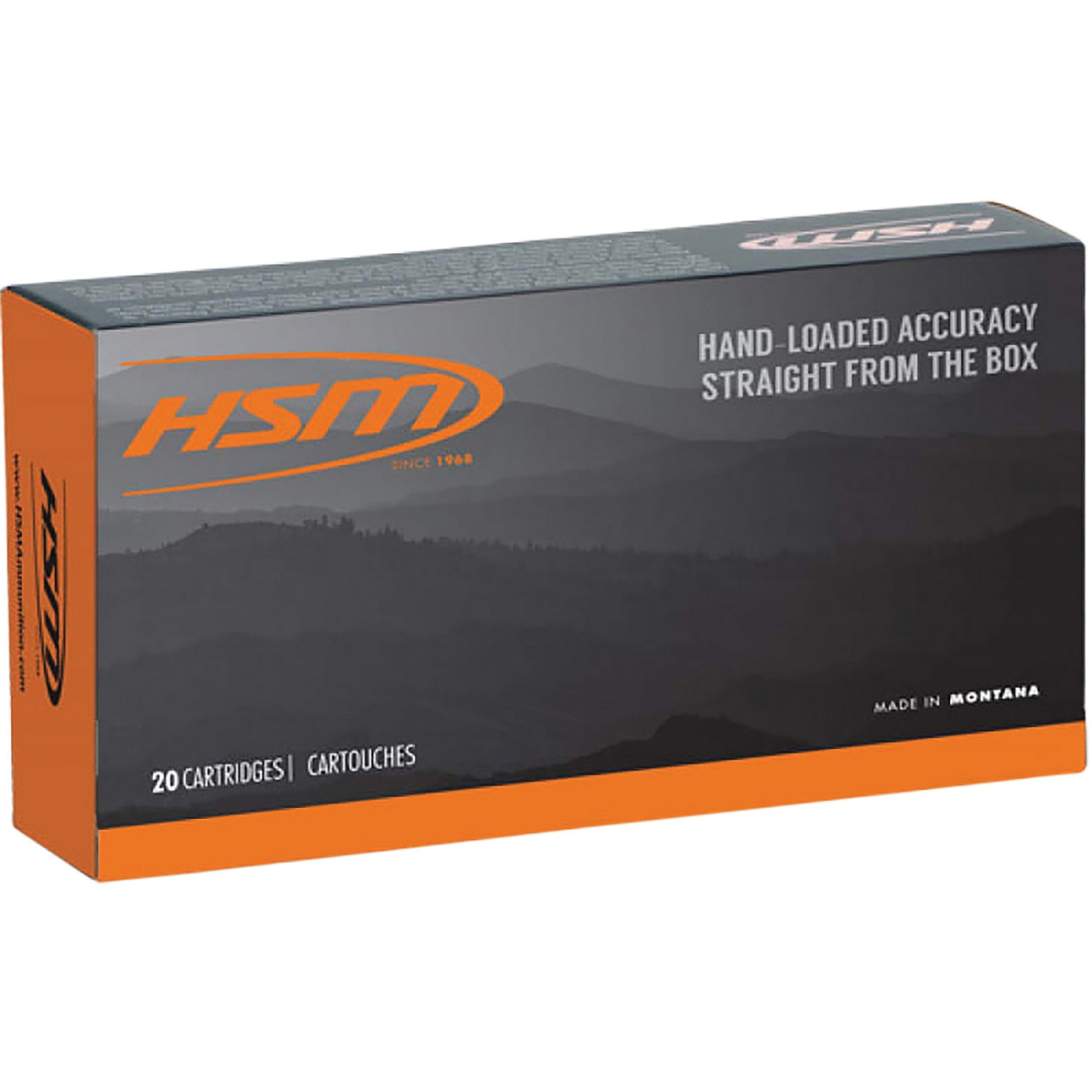 HSM Ammunition Trophy Gold Extended Range 7mm Remington Magnum 160 gr Bonded 20rds Rifle Ammo for Long-Range Bonded Performance - 7MMMAG28N - Hsm Ammunition