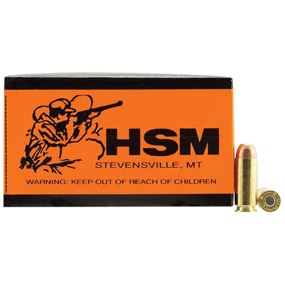 HSM Ammunition 10mm 200 gr FMJ 20rds Handgun Ammo for High-Power Performance - 10MM8N20 - Hsm Ammunition
