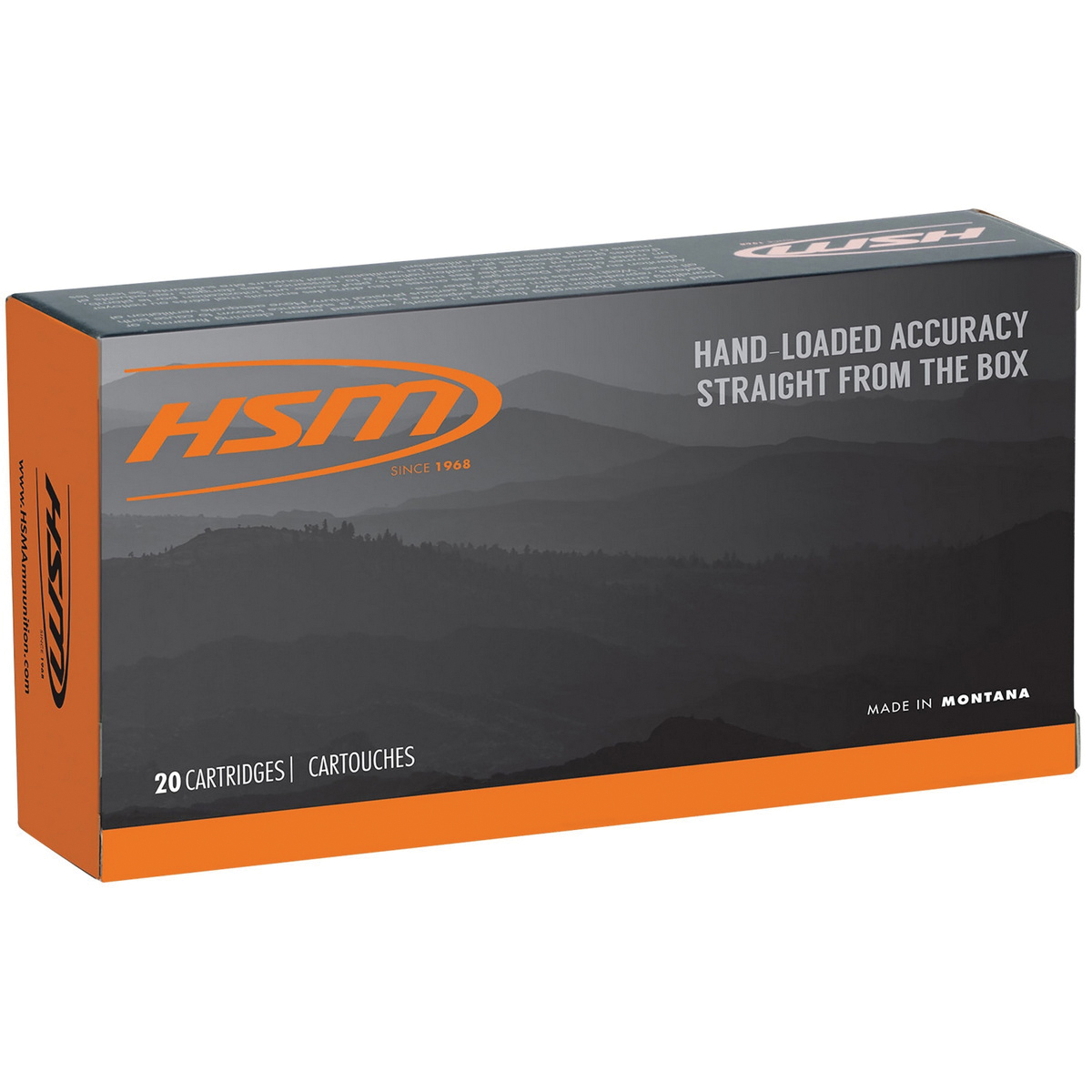 HSM Ammunition Standard 7mm Remington Magnum 160 gr PSP 20rds Rifle Ammo for Versatile Pointed Soft Point and Hunting - 7MMMAG29N - Hsm Ammunition
