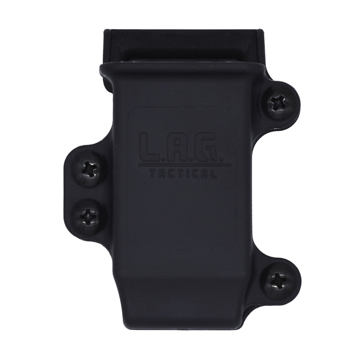 LAG Tactical MCS Pro Single Pistol Magazine Carrier - Black Reliable - MCSP02 - Lag Tactical