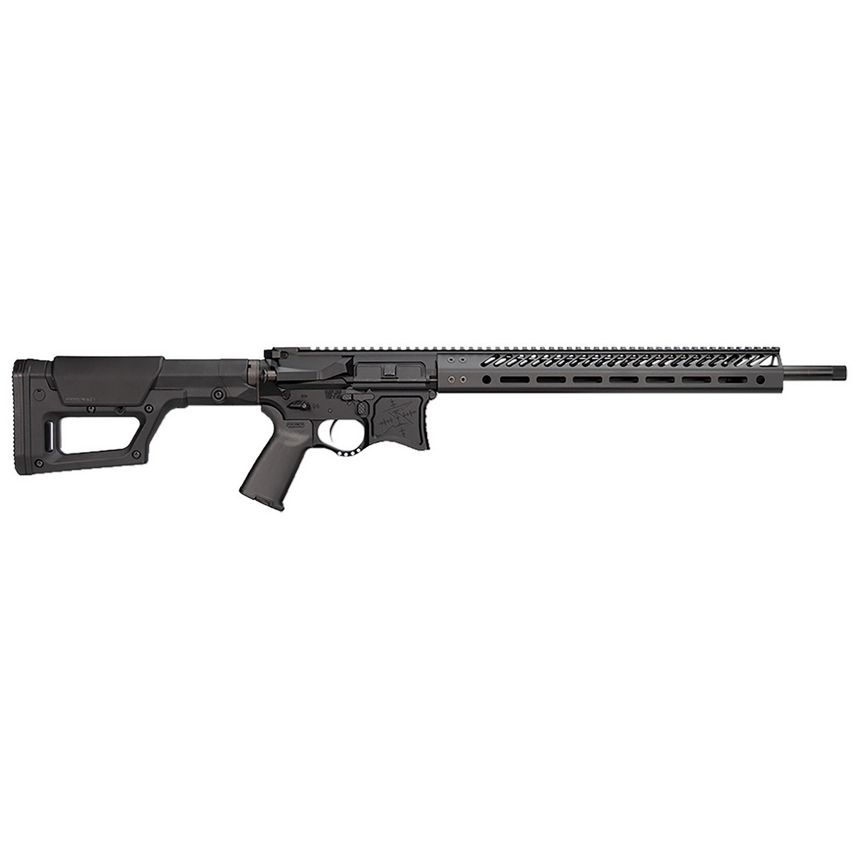 Seekins Precision DMR 6mm ARC 18" AR Rifle, Black - High-Precision Tactical - 0011300117BLK - Seekins