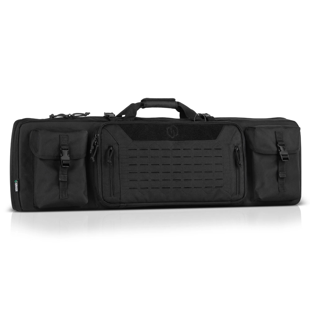 Savior Equipment Urban Warfare Double Rifle Bag Gun - w/ Backpack Strap, 51", Black