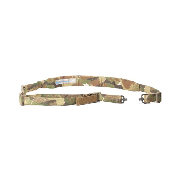 Blue Force Gear Vickers 221 Padded Sling 57" - 67", Multicam Black - Comfort and Stability - VCAS-2TO1-PB-200-AA-MC - Blue Force Gear