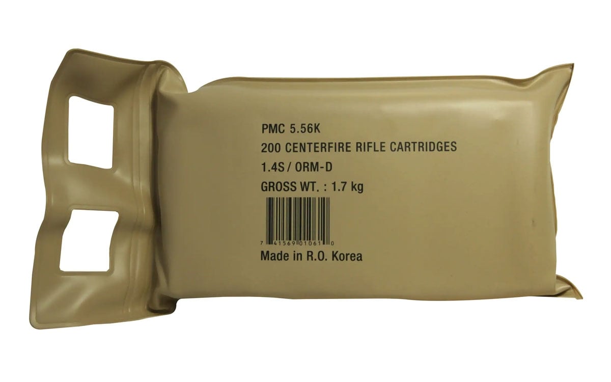 PMC X-Tac 5.56 Ammo 55 Grain FMJ 200rds Sealed Battle Pack - 5.56X-BP - Pmc
