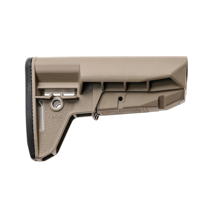 BCM Mod 2 SOPMOD Stock Flat Dark Earth - BCM Mod 2 SOPMOD Stock for Tactical Efficiency and Robust Performance - GFS-MOD2-SPMD-FDE