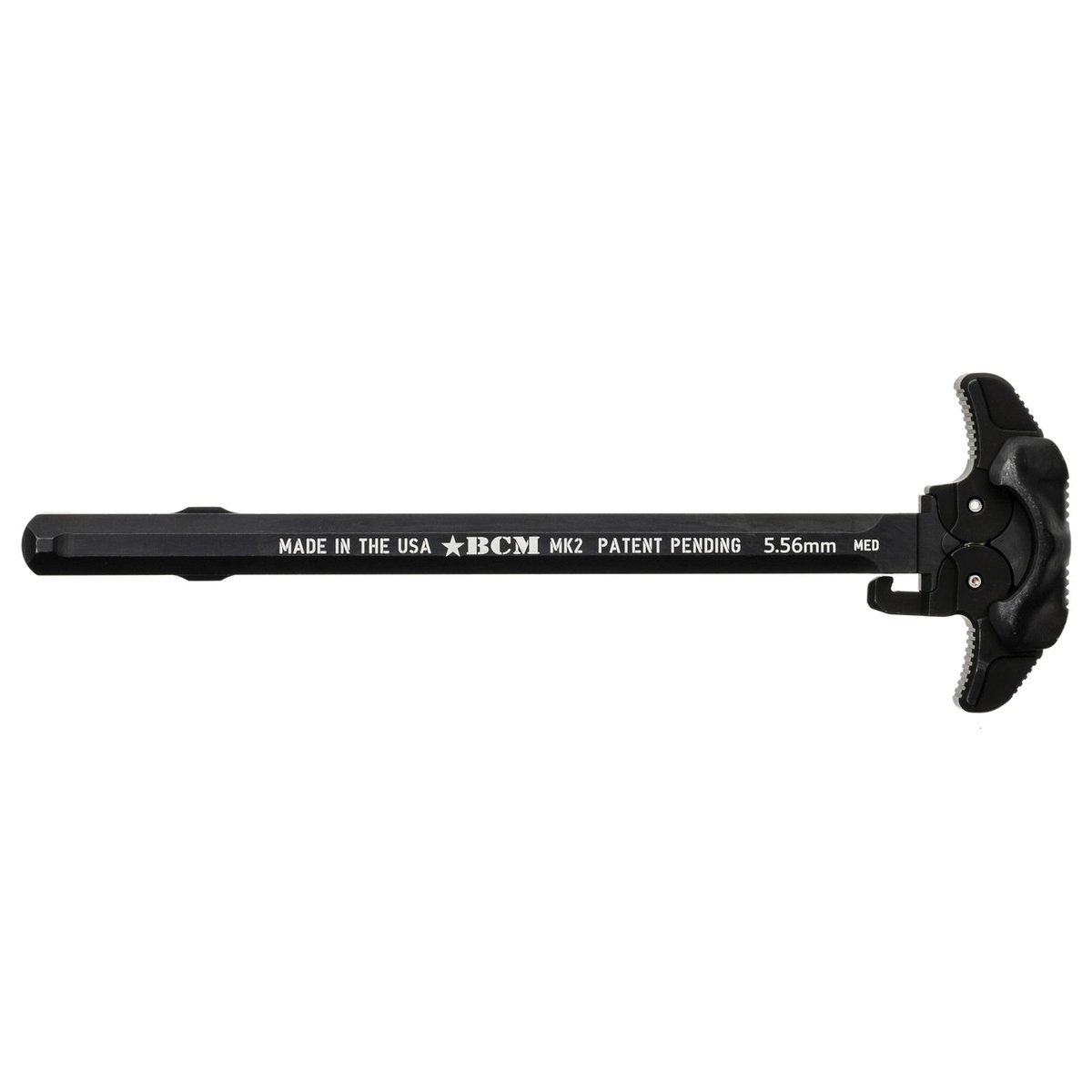 BCM Ambidextrous MK2 Medium Latch Charging Handle, Black - Reliable, Smooth Operation - GFH-MK2-MED-AMBI - Bcm