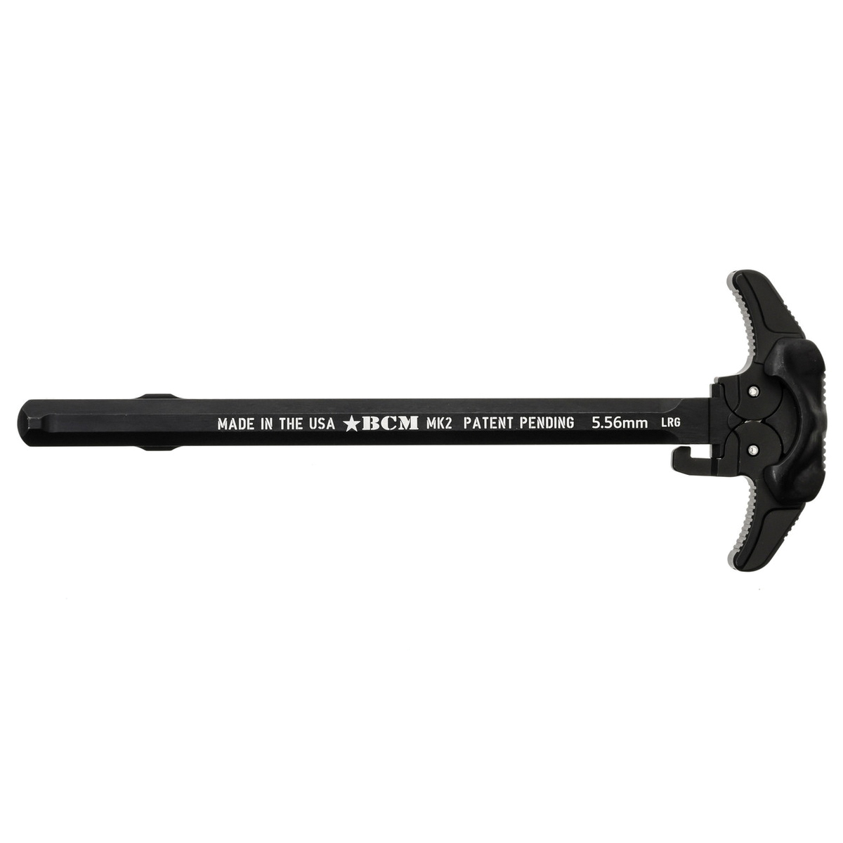 BCM Ambidextrous MK2 Large Latch Charging Handle, Black - Easy Operation with Superior Control - GFH-MK2-LRG-AMBI - Bcm