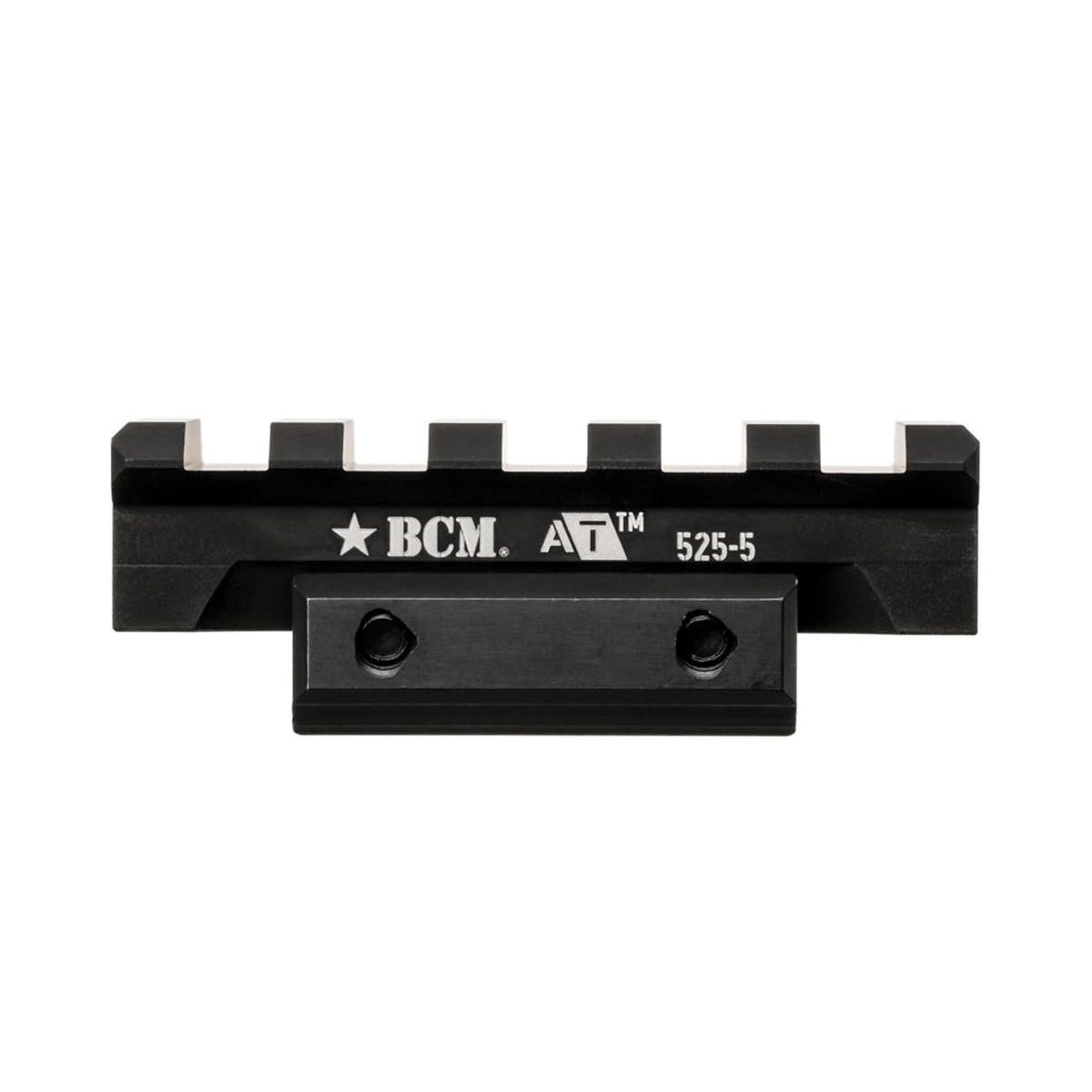 BCM 5-Slot Picatinny Rail Optic Riser - Enhance Your Tactical Setup - OR-AT-525-5 - Bcm