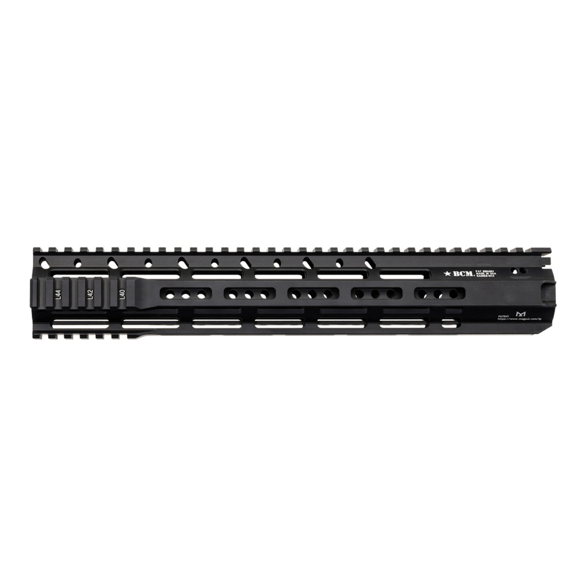 BCM Raider-M13 M-LOK Handguard 13", Black - Durable, Versatile Handguard - RAIDER-M13-556-BLK - Bcm