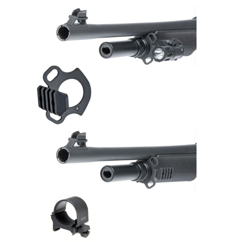 GG&G Sling/Flashlight Mount for Benelli M2, Black - Enhanced Versatility - GGG-1621 - Gg&G Inc.
