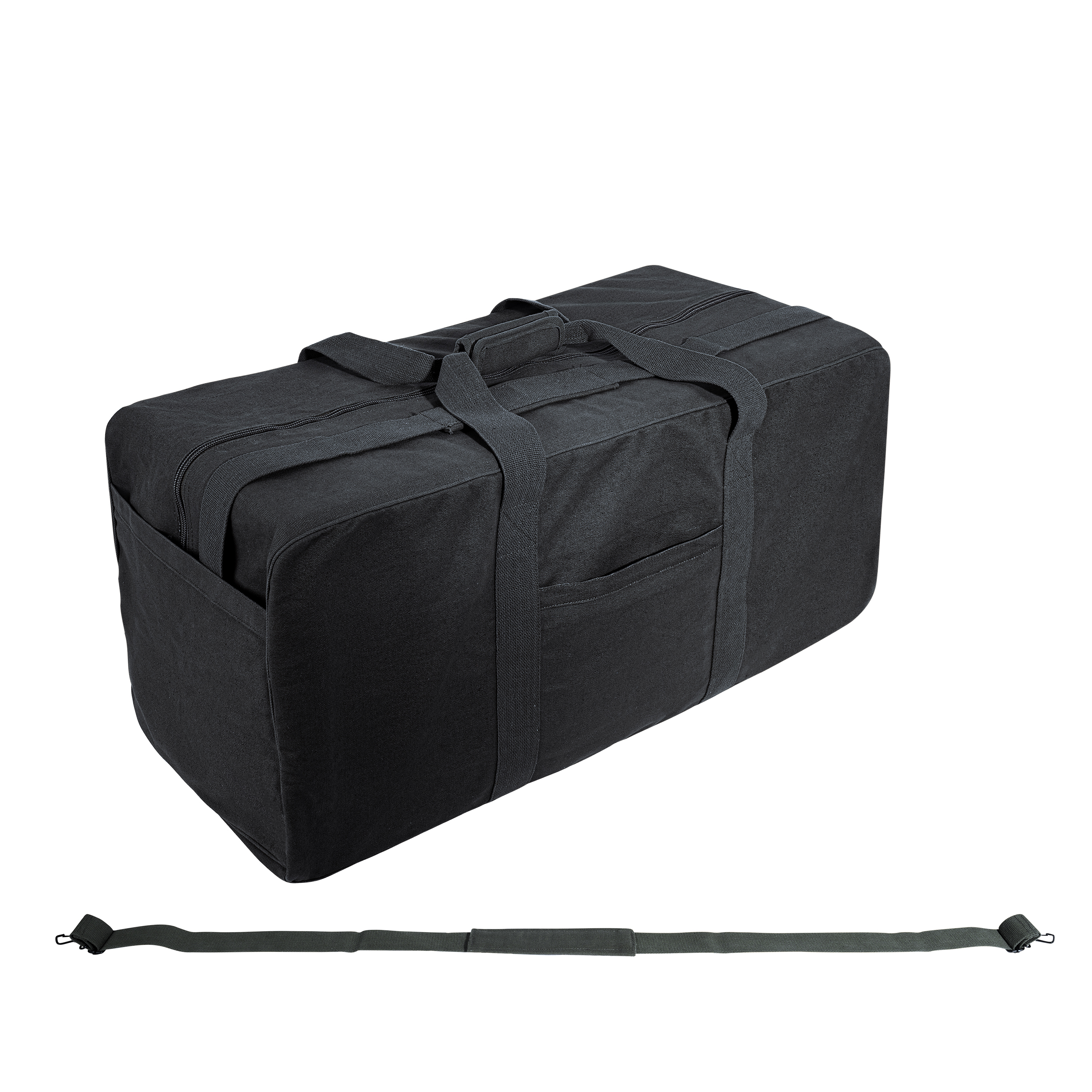 Rothco Rothco Jumbo Canvas Cargo Bag - Black