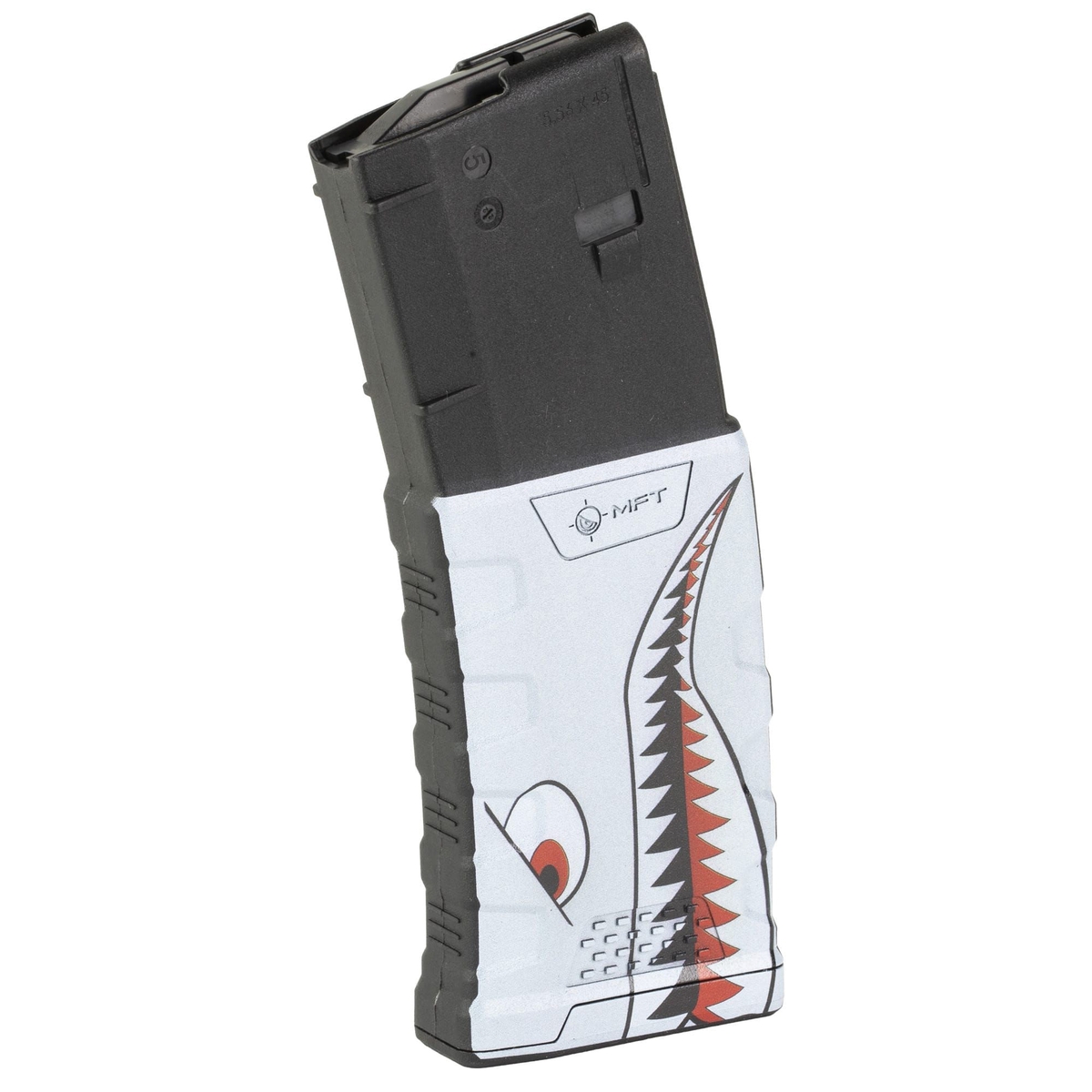 Mission First Tactical Extreme Duty 30rds .223 Remington/5.56x45mm Shark Graphic Magazine - High-Performance AR-15 - EXDPM556D-C-AR10W - Mission First Tactical