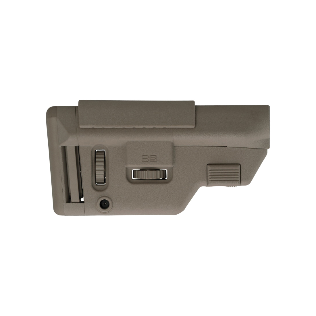 B5 Systems Medium Collapsible Precision Stock Flat Dark Earth - Adjustable Stock for Enhanced Precision and Comfort - CPS-1305 - B5 Systems