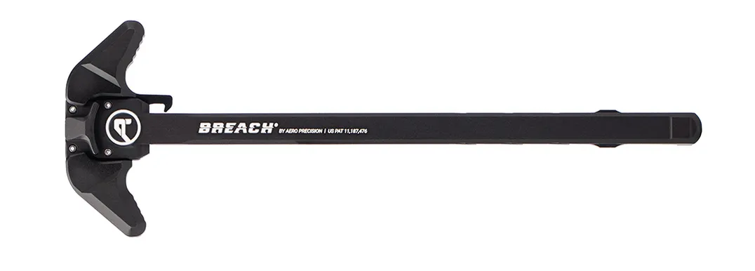 Aero Precision AR10 Breach Ambi Charging Handle w/ Large Lever, Black - Aero Precision