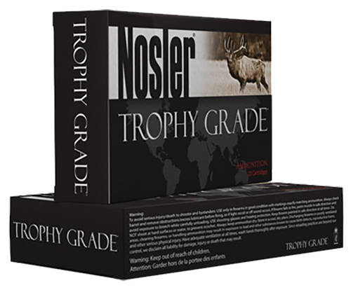 Nosler Trophy Grade 338 Win Mag 250 grain AccuBond Rifle Ammo, 20/Box - 60086 - Nosler