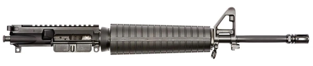 Spikes Tactical .223 Rem/5.56 16" Barrel Complete Upper Assembly, Mil-Spec Phosphate Coated, Black Mid-Length - STU5435-MLS - Spikes Tactical