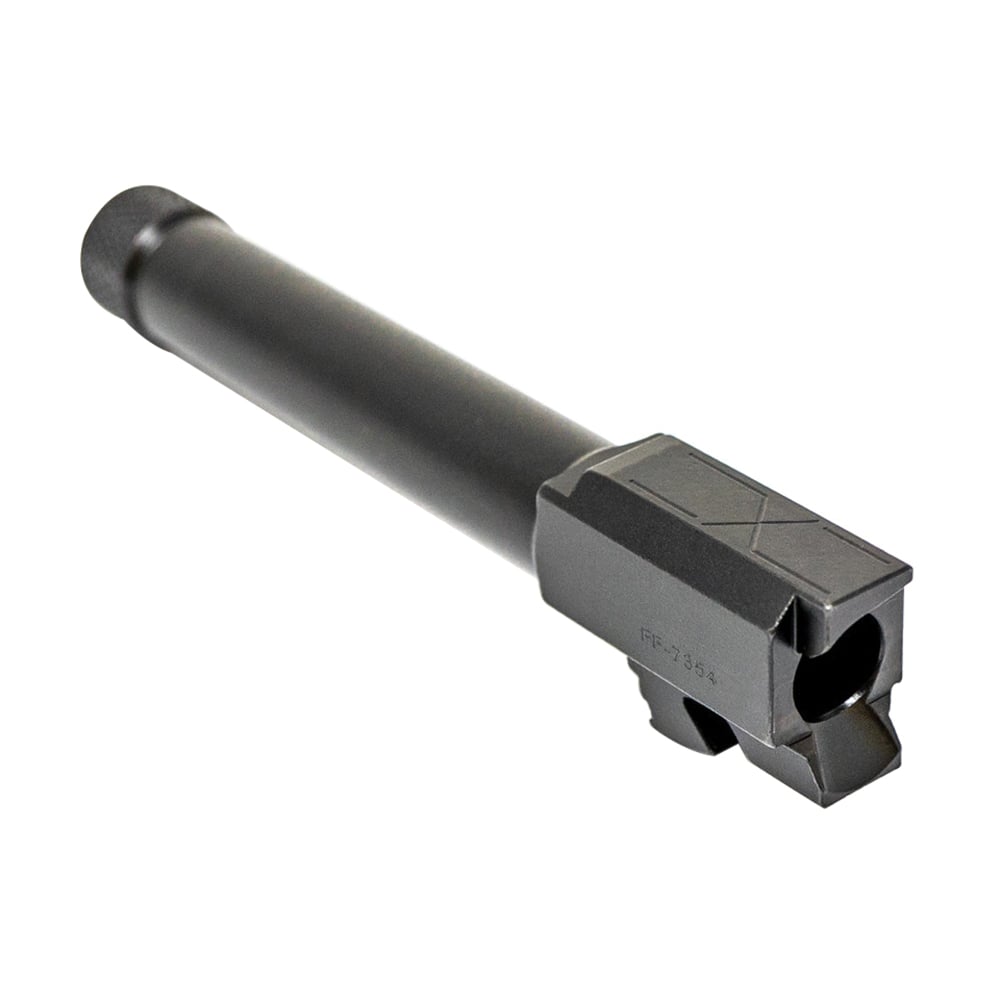 Faxon Firearms Duty Barrel 9mm 4.50" Fits Glock G19, Black - for Accuracy - GA910N19NGQ-T - Faxon Firearms