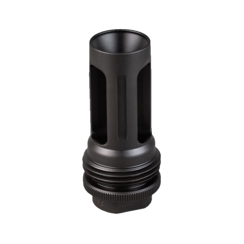 SilencerCo Flash Hider 1/2-28, Black - Effective Flash Reduction and Concealment - AC5326 - Silencerco