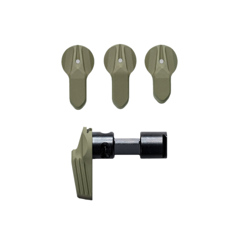 Radian Weapons Talon 45/90-deg Ambidextrous Safety Selector in OD Green - Tactical Safety Selector for AR-15 Builds - R0382 - Radian Weapons