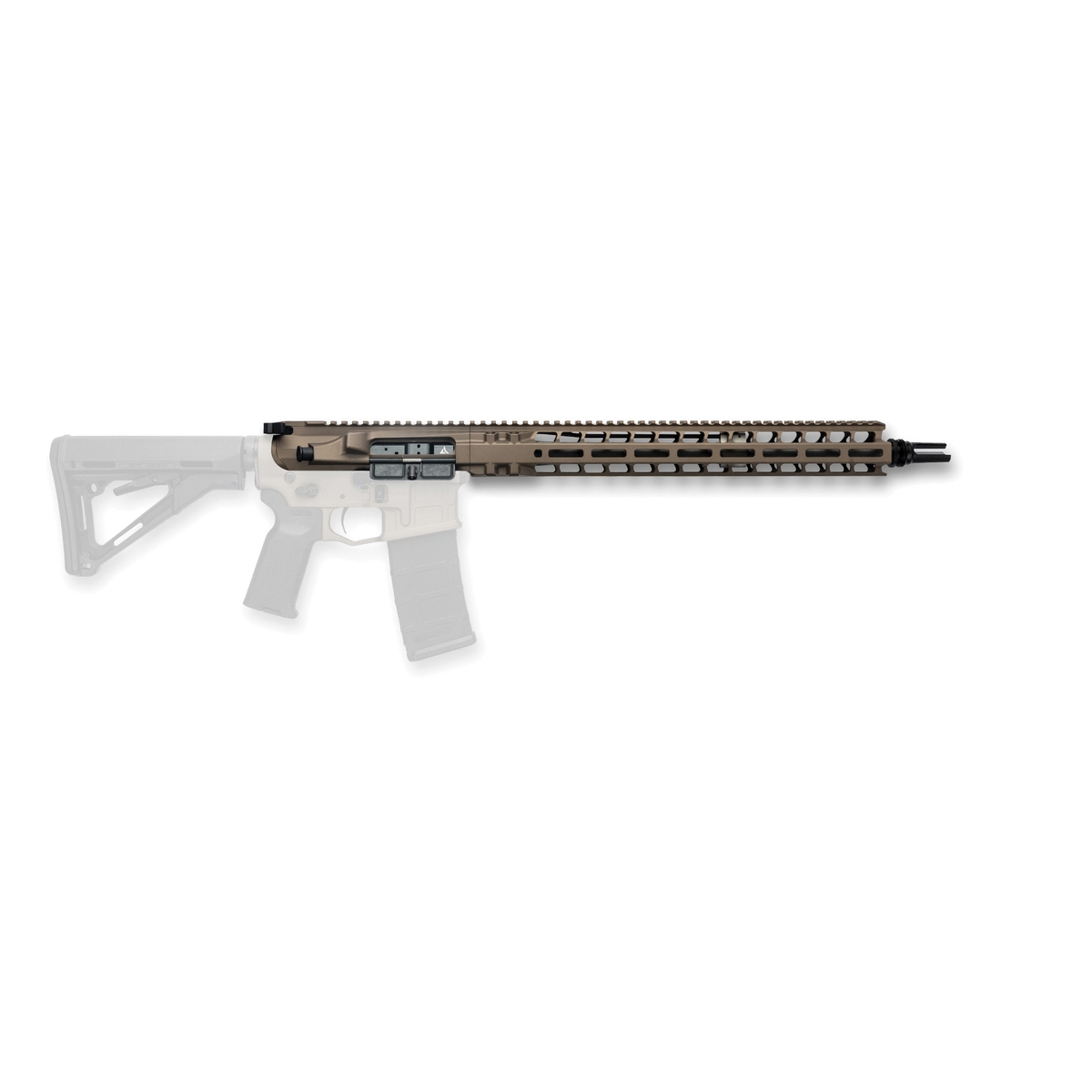 Radian Weapons Model 1 14.50" MOE Upper .223 Wylde 1:8 M-LOK Rail Mid-Length with BCG and CH, Brown - Precision Craftsmanship - R0465 - Radian Weapons