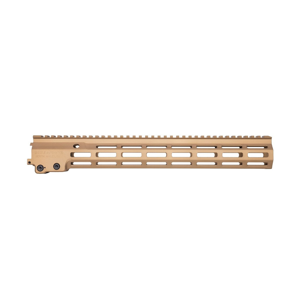 Geissele Automatics MK16 M-LOK Super Modular Rail 15", Desert Dirt - 05-792S - Geissele