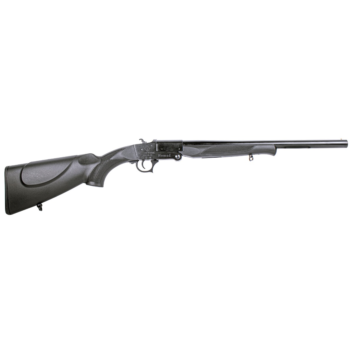 ATI Nomad SGS 12 Gauge 18.5" Single Shot Break Action Folding Shotgun, Black - Ati
