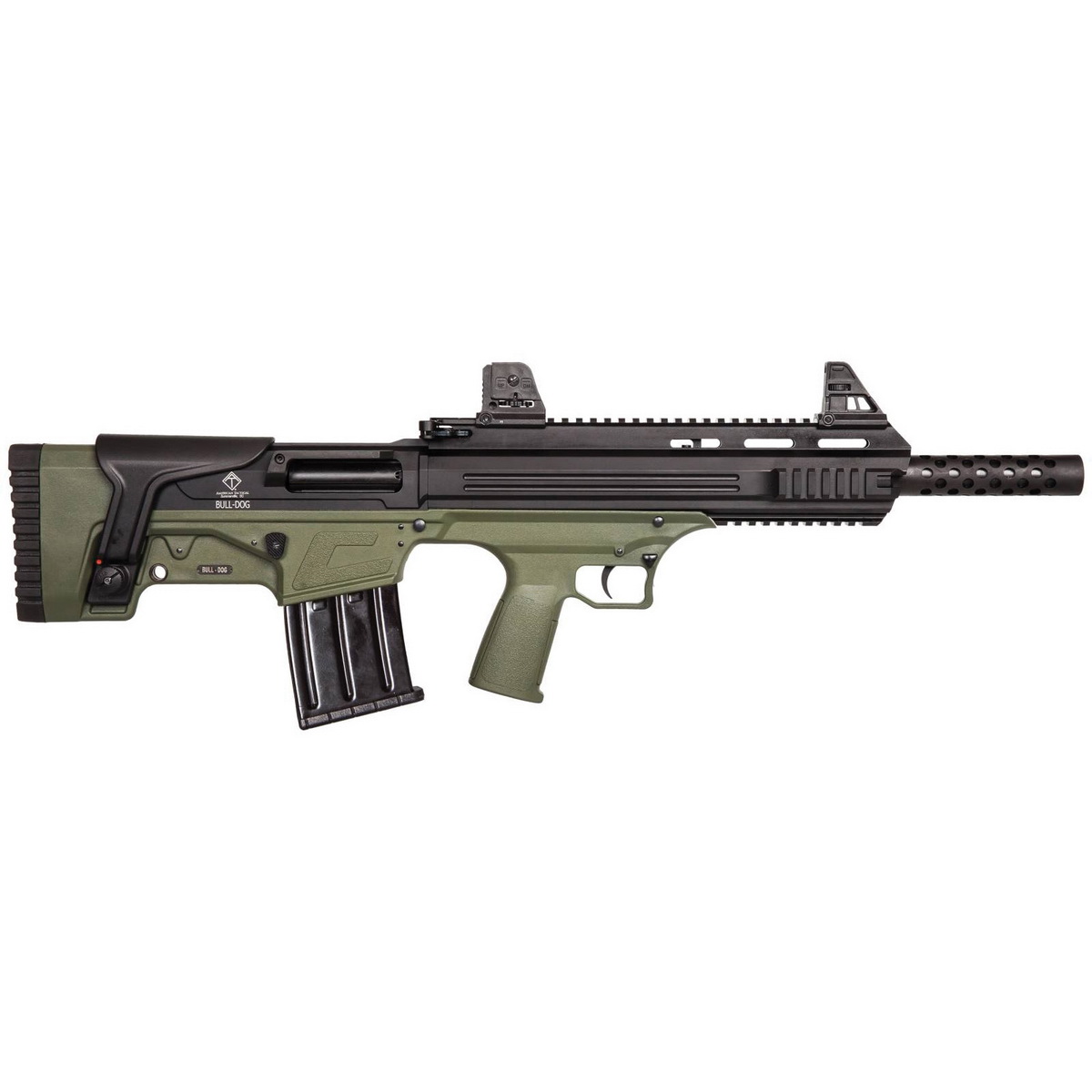 American Tactical Bulldog SGA 20 Gauge Bullpup Semi-Auto Shotgun 18.5", Green - American Tactical