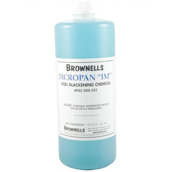 Brownells Dicropan IM Bluing, 1 qt Plastic Bottle