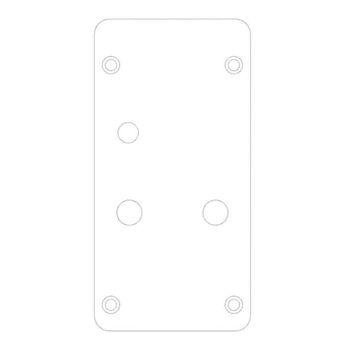 Beretta Optic Plate Kit - Complete Optic Plate Kit for Beretta APX A1 Carry - EUS03061