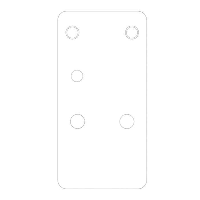 Beretta Optic Plate Kit - Full Optic Plate Kit for APX A1 Carry - EUS03063 - Beretta