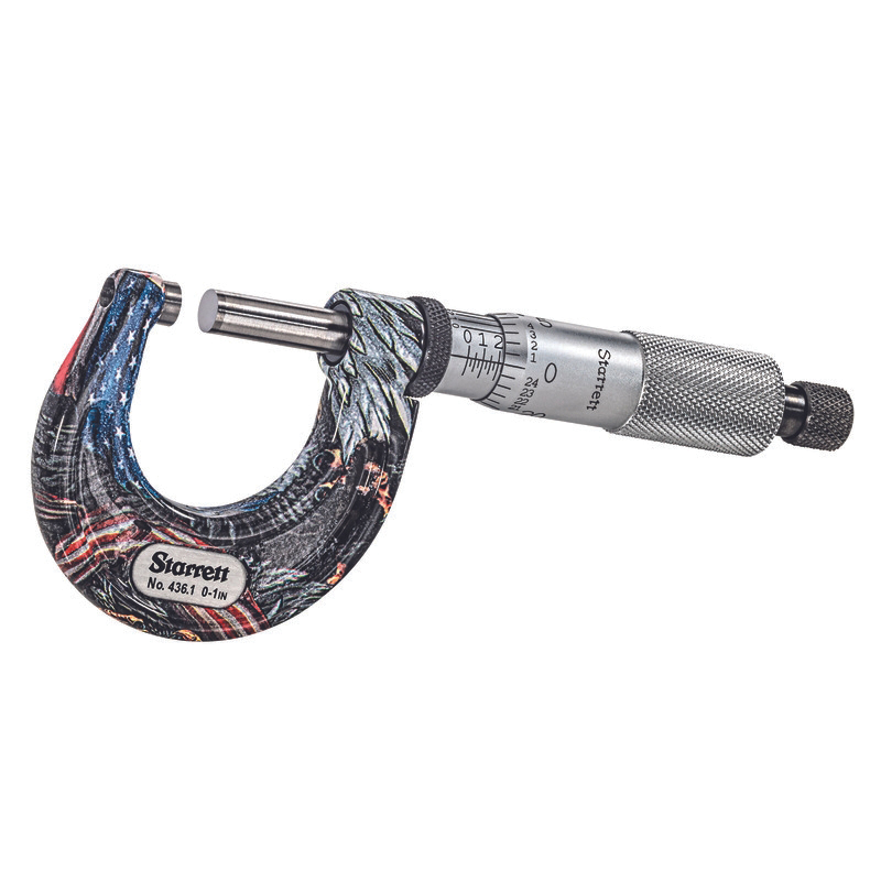 Starrett APT436.1XRL-1 0 - 1" Outside Micrometer