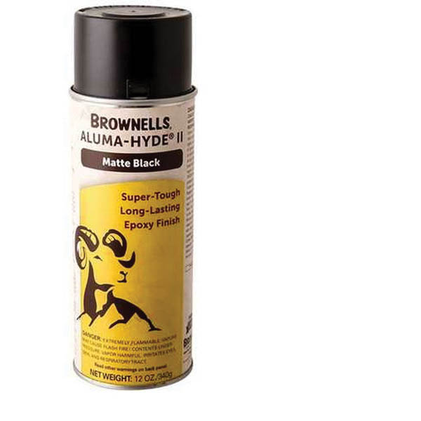 Brownells Aluma-Hyde II Epoxy Based Finish Spray, 12 oz Aerosol Black