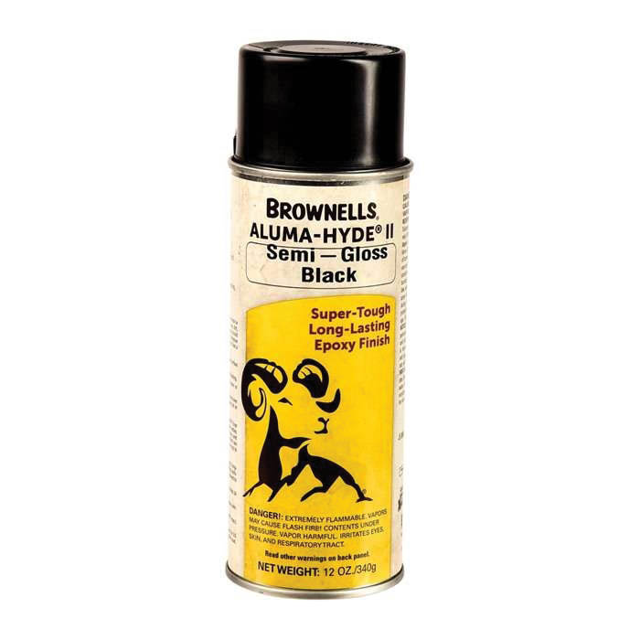 Brownells Brownells Aluma-Hyde II Epoxy Based Finish Spray, 12 oz Aerosol Black