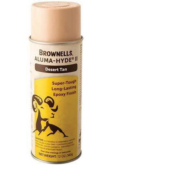 Brownells Aluma-Hyde II Epoxy Based Finish Spray, 12 oz Aerosol Desert Tan - Brownells