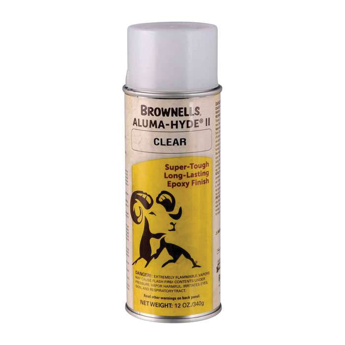 Brownells Aluma-Hyde II Epoxy Based Finish Spray, 12 oz Aerosol Clear