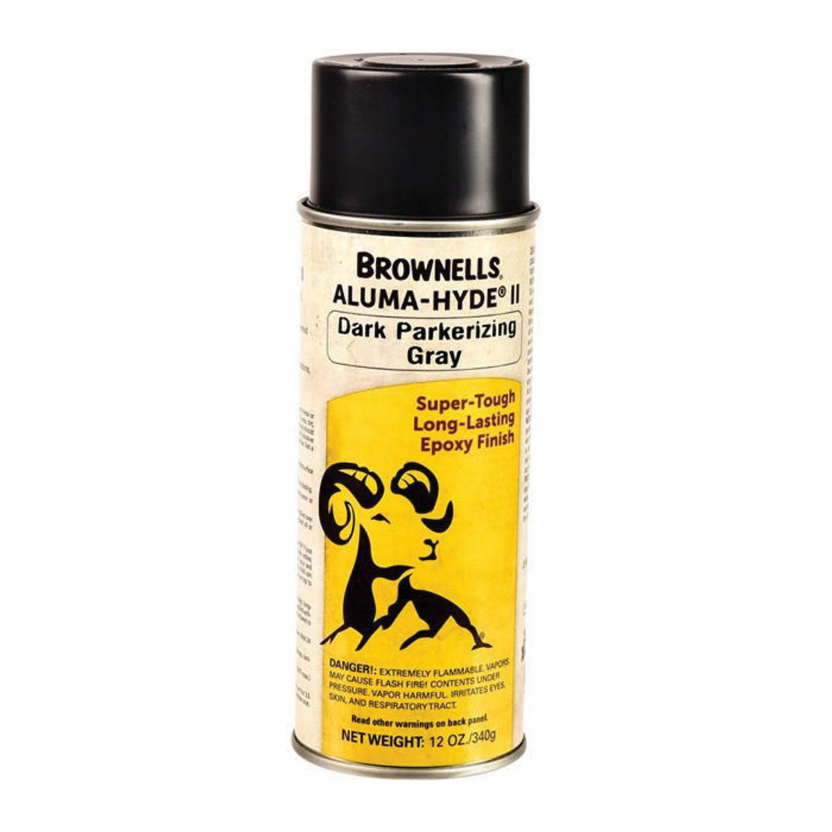 Brownells Aluma-Hyde II Epoxy Based Finish Spray, 12 oz Aerosol Dark Parkerizing Gray