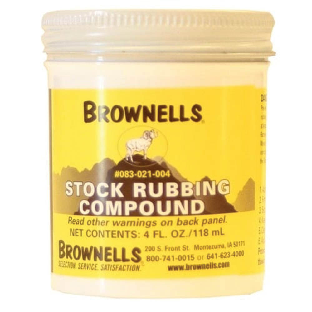 Brownells Original Stock Rubbing Compound, 4 oz