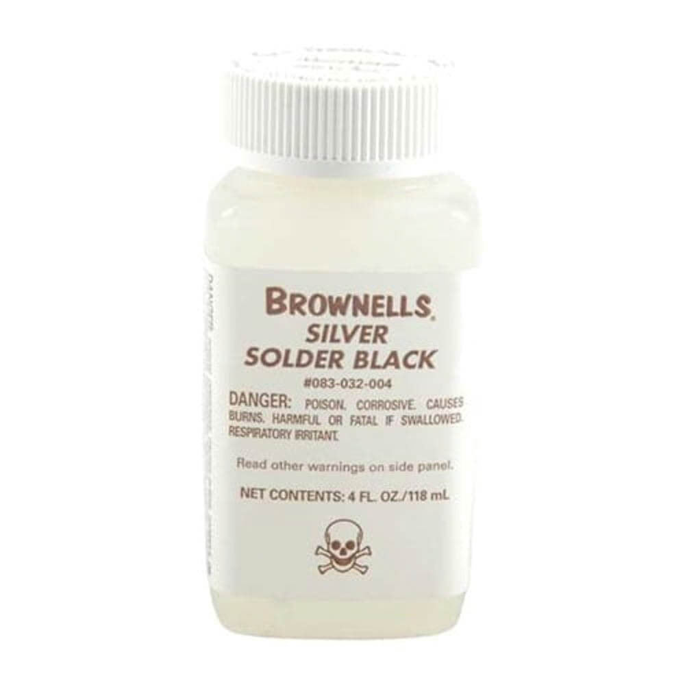 Brownells Silver Solder Black, 4 oz Bottle