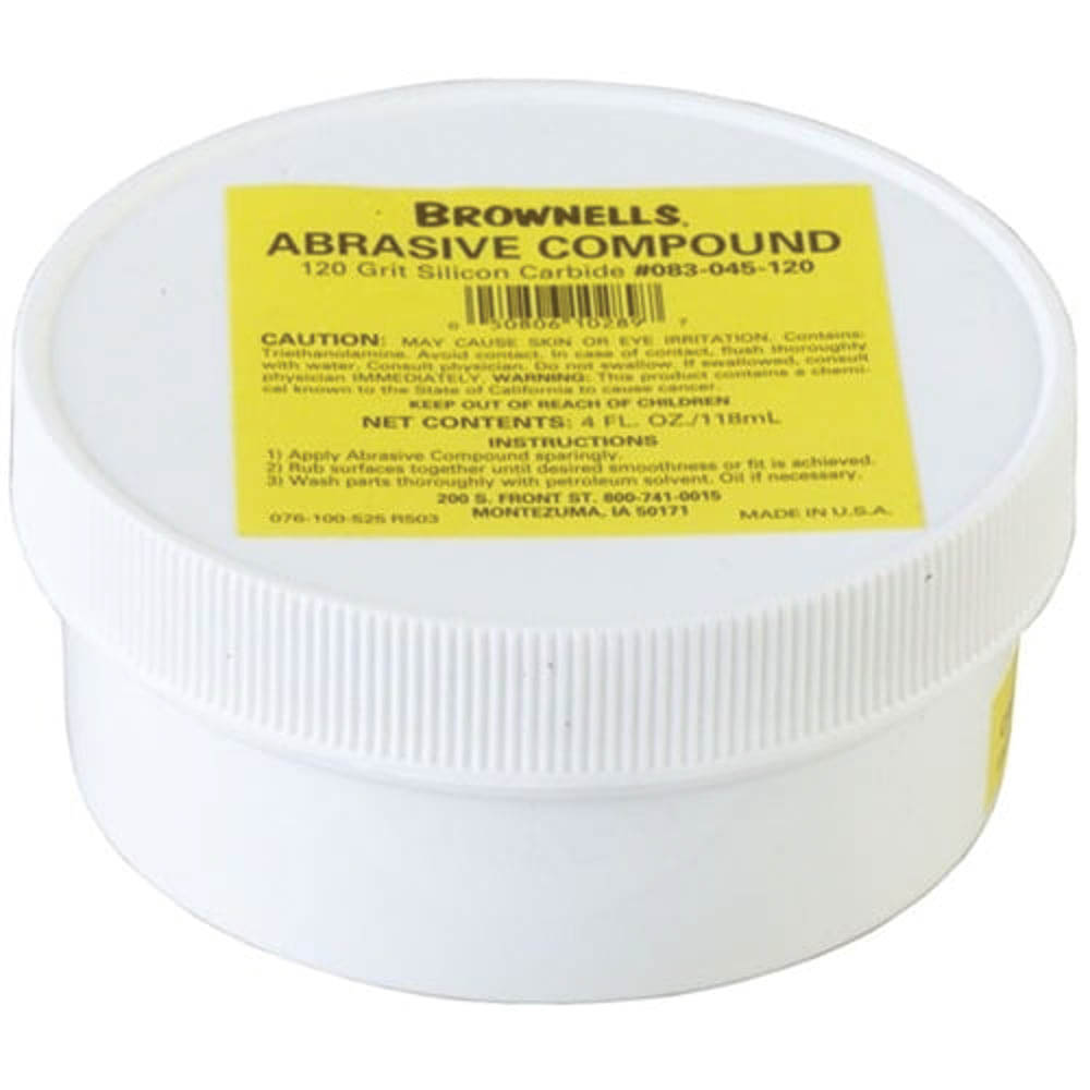 Brownells 120 Grit Abrasive Compound, 4 fl oz - Brownells