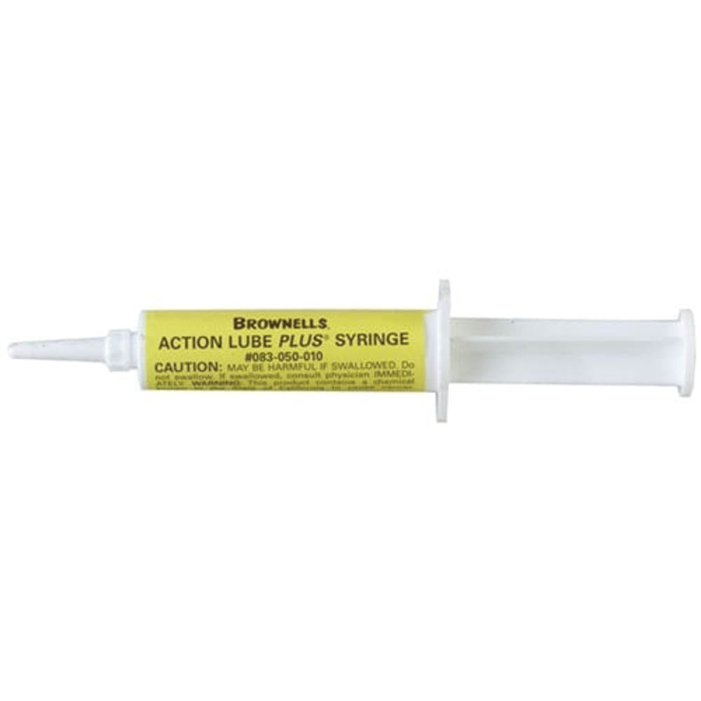 Brownells Action Lube Plus Lubricant, 10 cc Syringe w/Cap