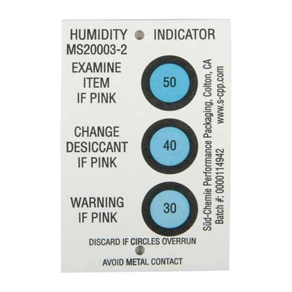 Brownells Humidity Card, Pack of 5