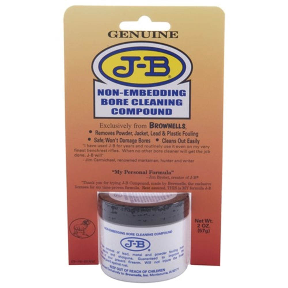 Brownells J-B Bore Cleaning Compound, 2 oz Jar Pack of 12