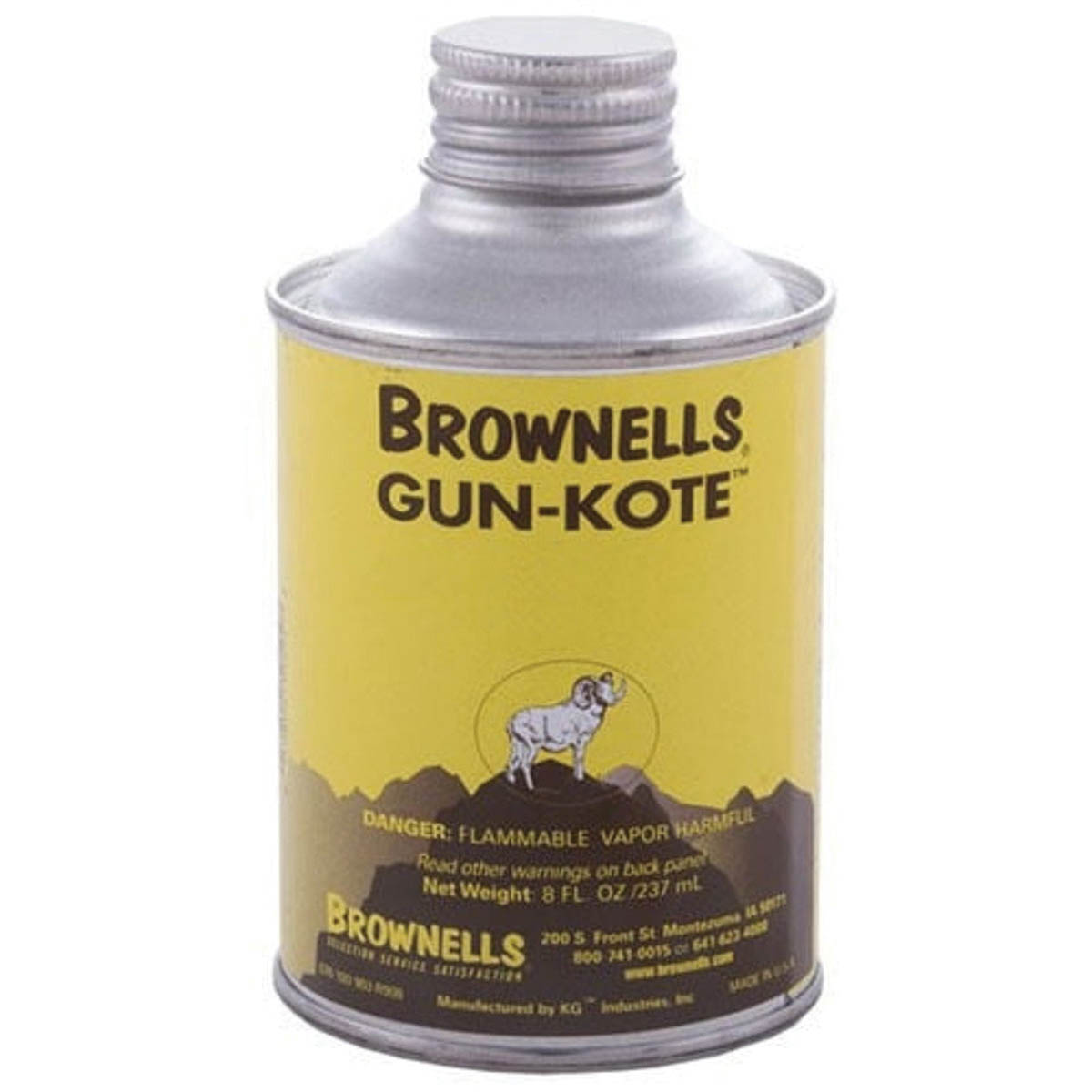 Brownells Gun-Kote Oven Cure Gun Finish, 8 oz Black