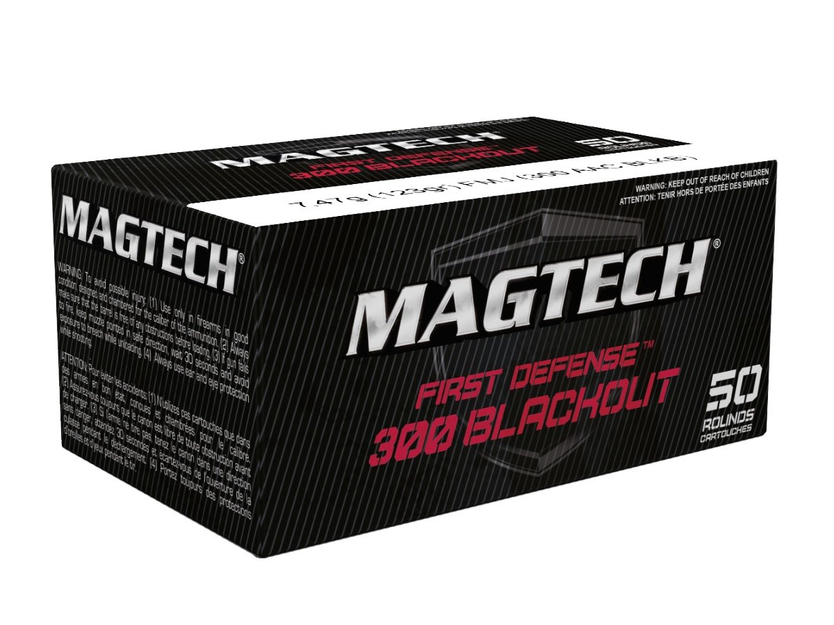 Magtech 300AAC Blackout 123gr FMJ Ammunition 50rds - 300BLKB - Magtech