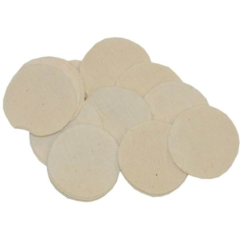 Brownells .50 Cal/.40 Cal 2" Heavy-Duty Round Patch, White Pack of 1000