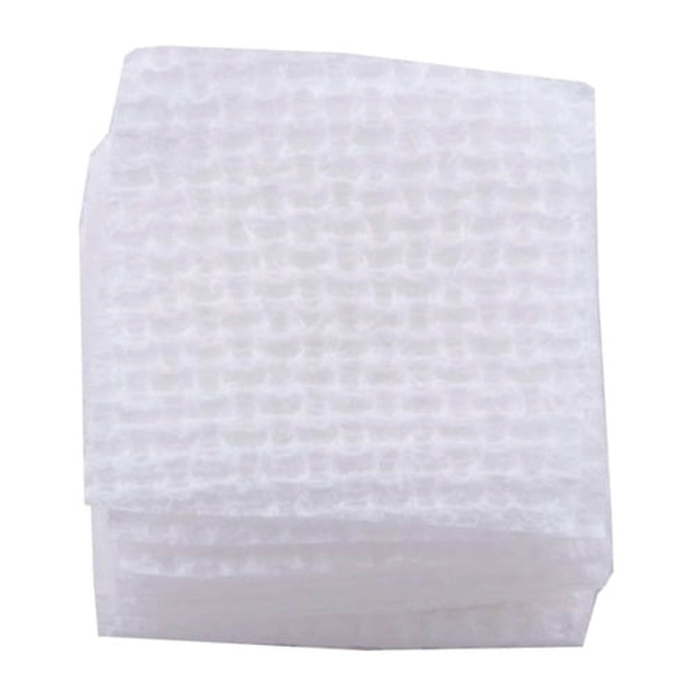 Brownells .25 Cal/.22 Cal 1.13" x 1.13" Square Cross-Lock Patch, White Pack of 1000